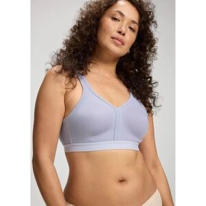 Soma Embraceable Unlined Full Coverage Bra Women 42C Morning Light Wireless